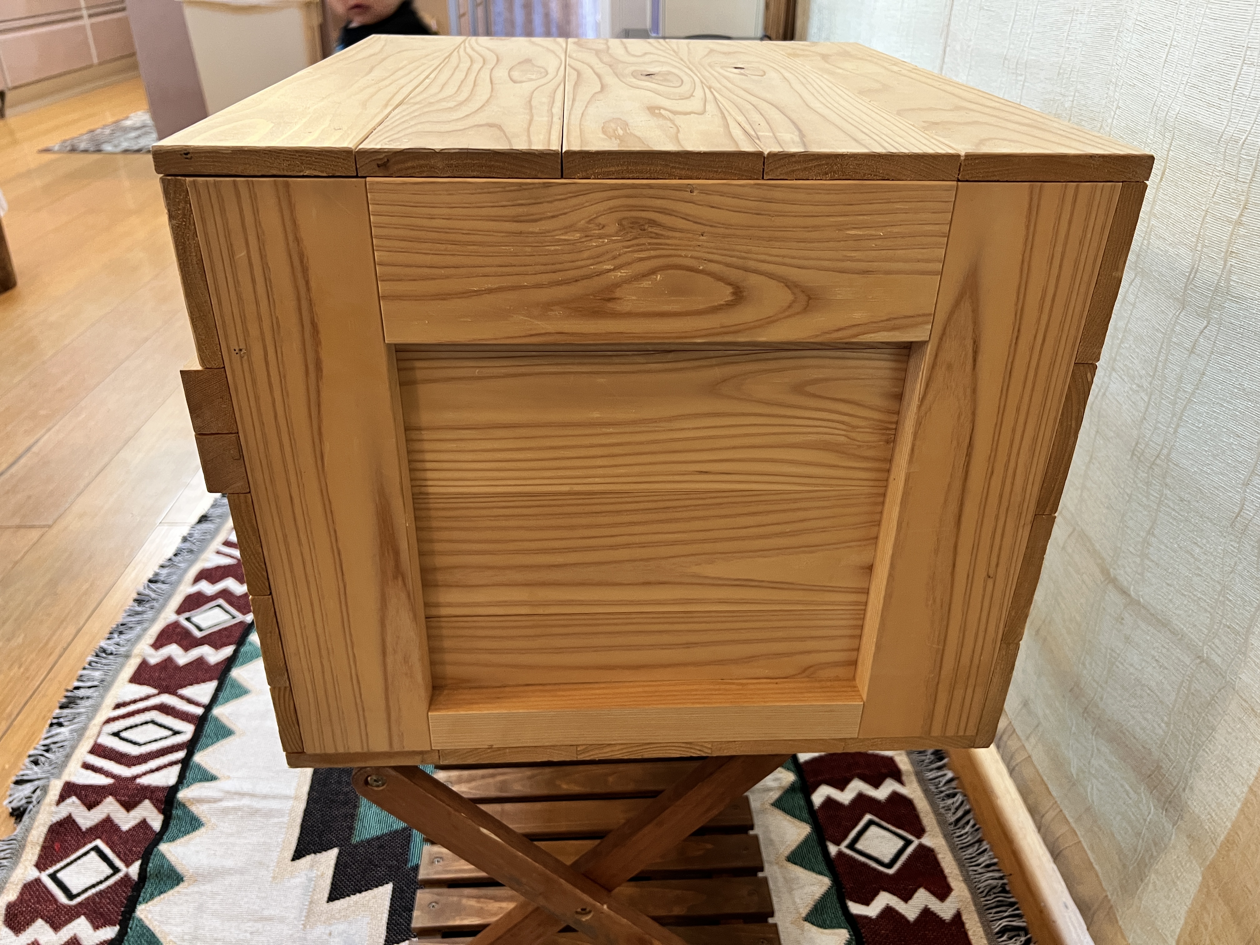 杉無垢収納ボックス